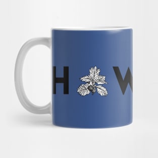 hawaii ulu plant breadfruit word graphic design Mug